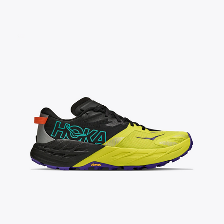 HOKA Speedgoat 7 Hombre - Black / Hoka Citrus - imagen completa