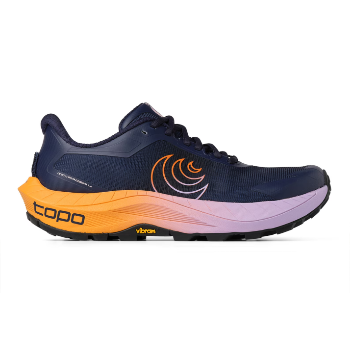 TOPO MTN RACER 4 PURPLE ORANGE MUJER